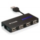 Карманный USB 2.0 концентратор D-Link DUB-104 в Лобне, USB хаб DLink DUB104 (Лобня)